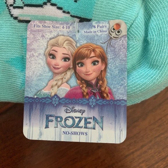 Disney Frozen Princess 12 pair Low Cut Socks One Size (4-10) Elza~Anna 6… - Picture 3 of 12